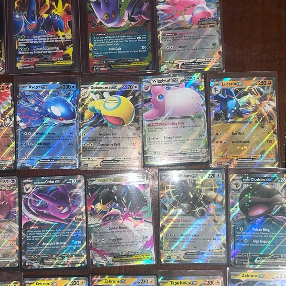 Pokemon Card Lot 100 OFFICIAL TCG Cards 20 HOLOS  +4 FULL ART/VSTAR / VMAX OR EX - Picture 9 of 9